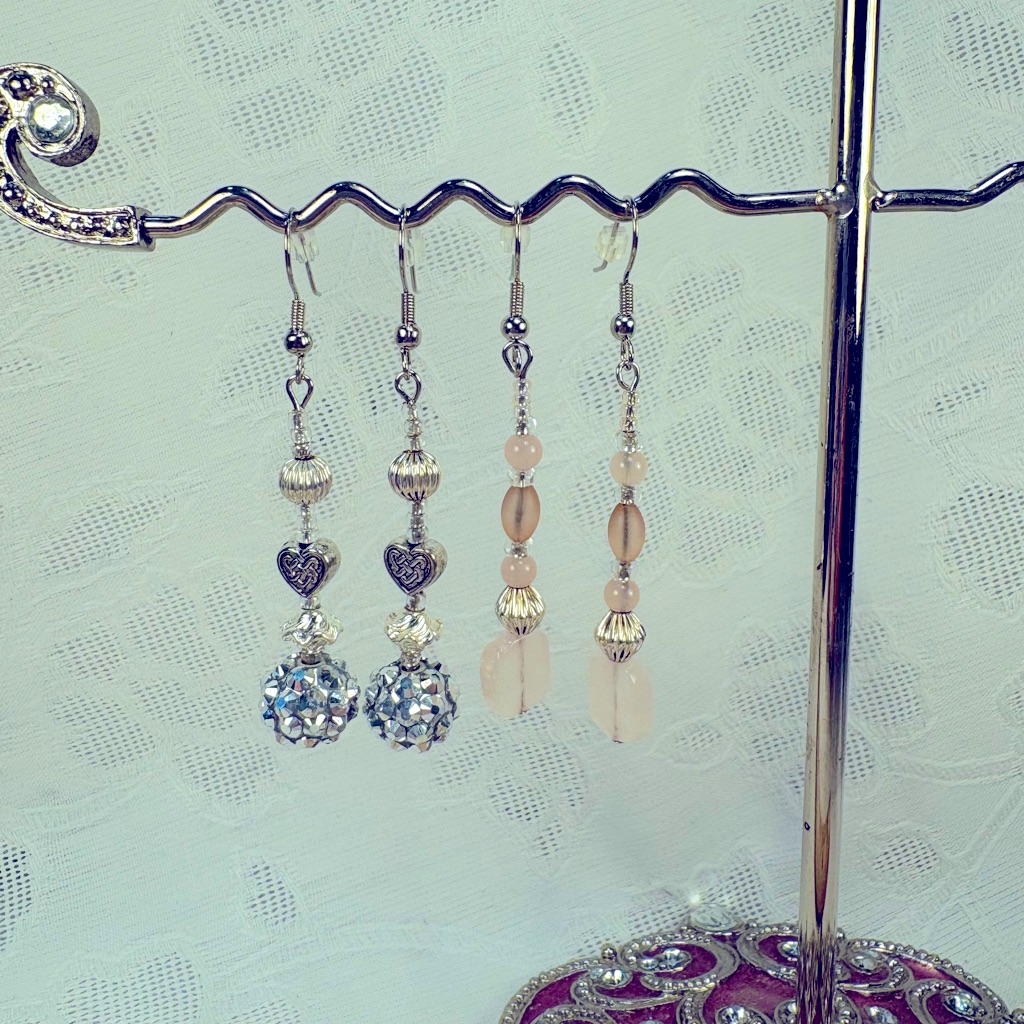 Earrings Pierced Unique Design Handcrafted Special “2 For 1” Reduced Price Sale!